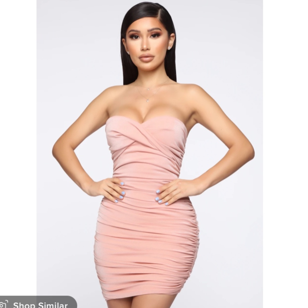 Fashion Nova Ruched Mini Dress